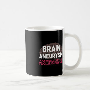 Brain Aneurysm Awareness Burgundy Ribbon Aneurysm Coffee Mug