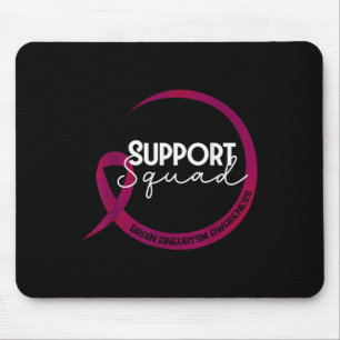 Brain Aneurysm Awareness Burgundy Ribbon Support S Mouse Pad
