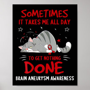 Brain Aneurysm Awareness Elephant 1 Poster