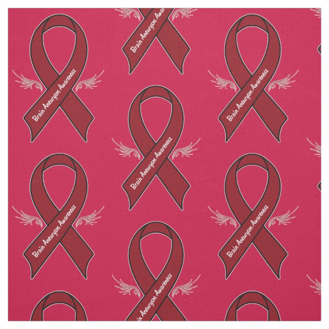 Brain Aneurysm Awareness Fabric (Swatch)