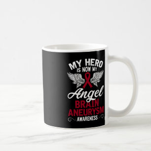 Brain Aneurysm Awareness Gift Burgundy Ribbon 1 Coffee Mug