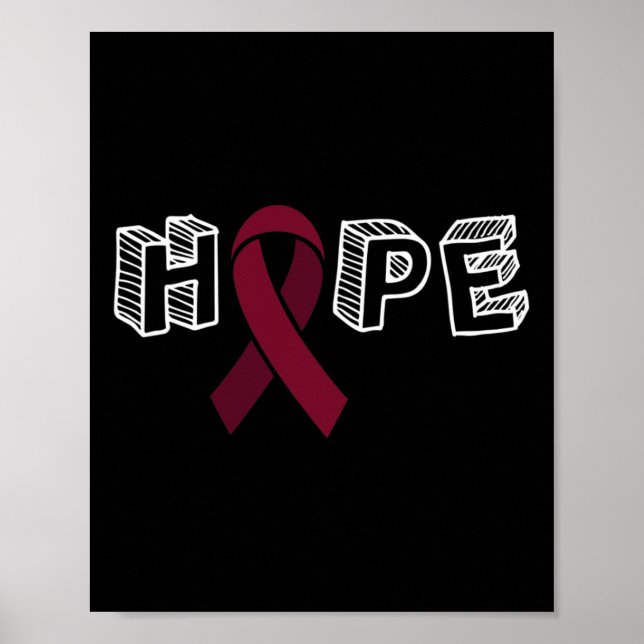 Brain Aneurysm Awareness Hope  Poster (Front)