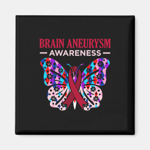 Brain Aneurysm Awareness Month Support Graphic Magnet