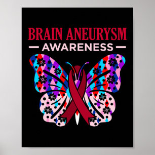 Brain Aneurysm Awareness Month Support Graphic Poster