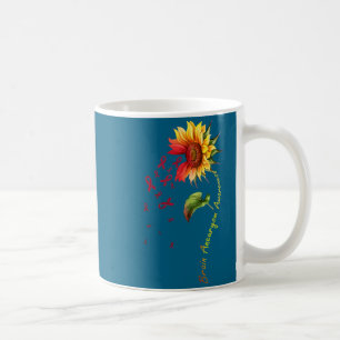 Brain Aneurysm Awareness Sunflower Survivor Design Coffee Mug