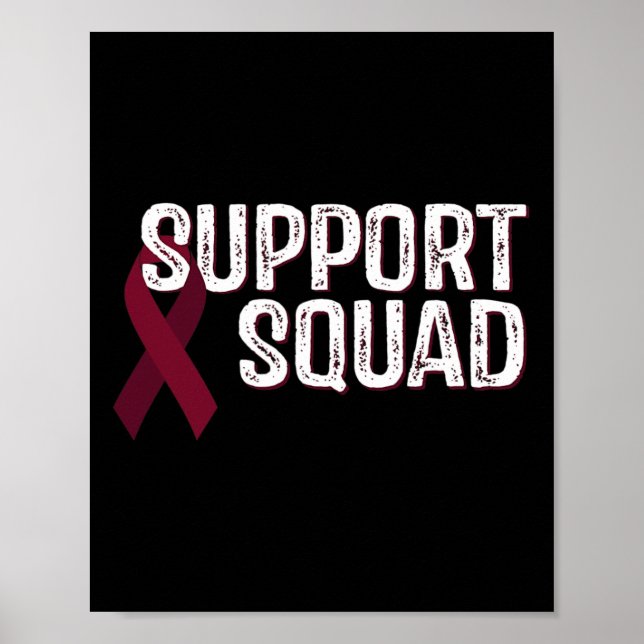 Brain Aneurysm Awareness Support Squad 1 Poster (Front)