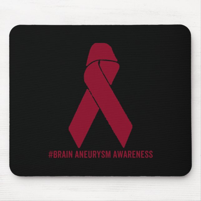 Brain Aneurysm Awareness  Survivor  Mouse Pad (Front)