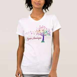 Brain Aneurysm Awareness Tree T-Shirt