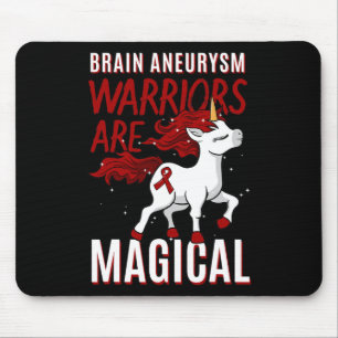 Brain Aneurysm Awareness Unicorn Supporter Intracr Mouse Pad