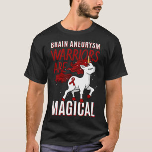 Brain Aneurysm Awareness Unicorn Supporter Intracr T-Shirt