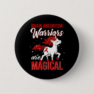 Brain Aneurysm Awareness We All Fight Together Ele 6 Cm Round Badge