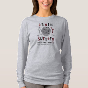 Brain Aneurysm Brain Surgery Shirt in Grey