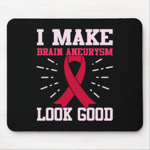 Brain Aneurysm Look Good Awareness Month Support G Mouse Pad