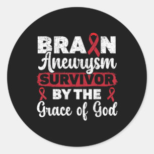 Brain Aneurysm Survivor Medical Condition Aneurysm Classic Round Sticker
