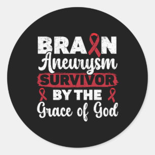 Brain Aneurysm Survivor Medical Condition Aneurysm Classic Round Sticker