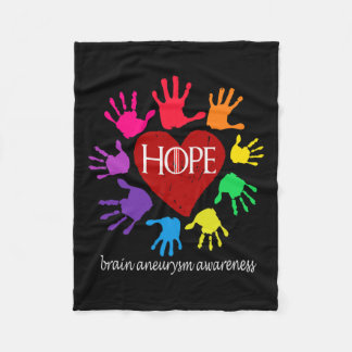 Brain Aneurysm Warrior1  Fleece Blanket