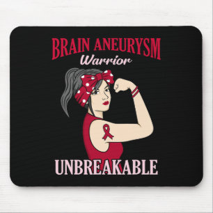 Brain Aneurysm Warrior Awareness Month Supporter G Mouse Pad