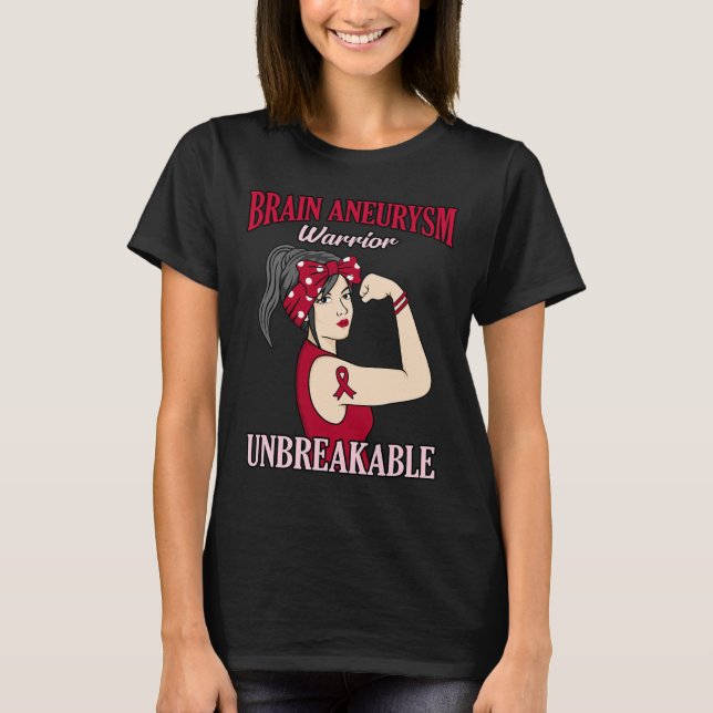 Brain Aneurysm Warrior Awareness Month Supporter G T-Shirt (Front)