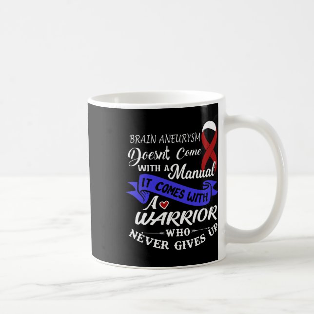 Brain Aneurysm Warrior  Coffee Mug (Right)