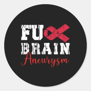 Brain Aneurysm Warrior Medical Condition Aneurysm  Classic Round Sticker