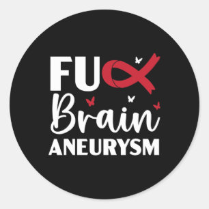 Brain Aneurysm Warrior Medical Condition Aneurysm  Classic Round Sticker