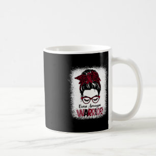 Brain Aneurysm Warrior Month Burgundy Ribbon  Coffee Mug