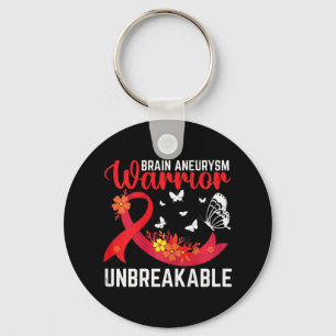 Brain Aneurysm Warrior Unbreakable Surgery Awarene Key Ring