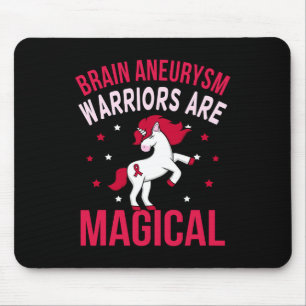 Brain Aneurysm Warriors Magical Awareness Month Gr Mouse Pad