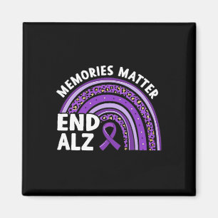 Brain Awareness Memories Problem Purple Rainbow Magnet