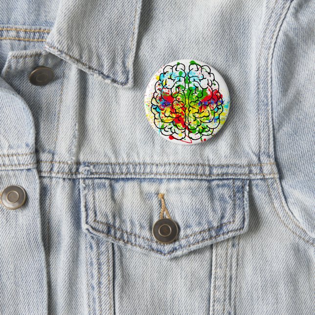 Brain Button Pin (In Situ)