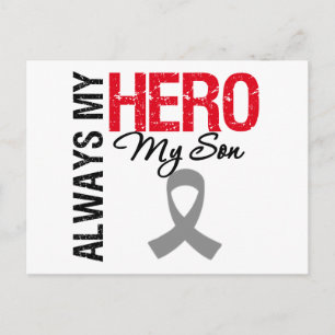 Brain Cancer Always My Hero My Son Postcard