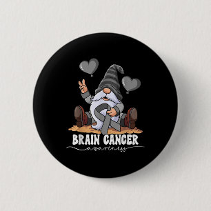 Brain Cancer Awareness  6 Cm Round Badge