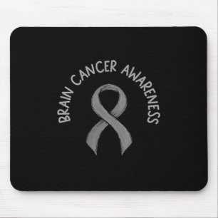 Brain Cancer Awareness Large Memorial Wings On Mouse Pad