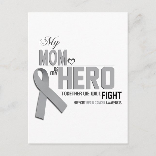 Brain Cancer Awareness: mum Postcard (Front)