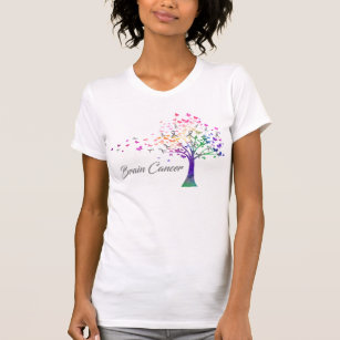 Brain Cancer Awareness Tree T-Shirt