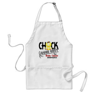 Brain Cancer Chick Gone Grey 2 Standard Apron