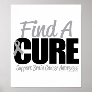 Brain Cancer Find A Cure Poster