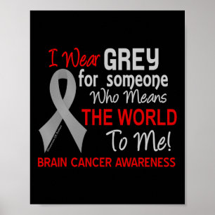 Brain Cancer For Someone Who Means World To Me Poster