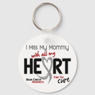 Brain Cancer I MISS MY MOMMY Key Ring