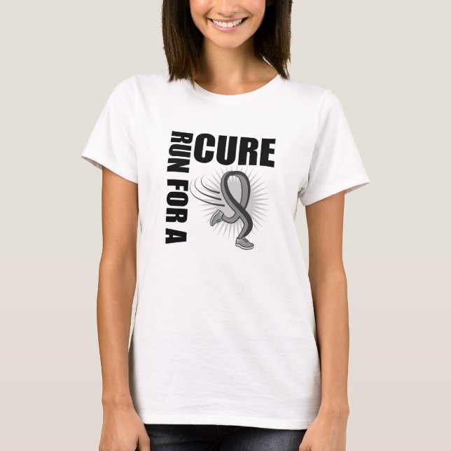 Brain Cancer Run For a Cure T-Shirt (Front)