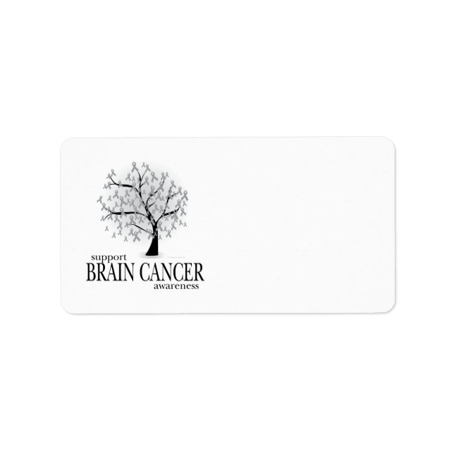 Brain Cancer Tree Label (Front)