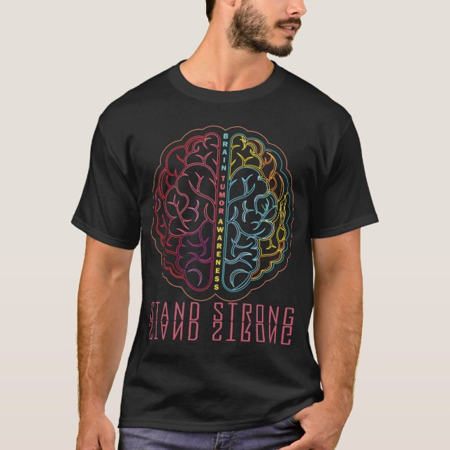 Brain Cancer Tumour Awareness T-Shirt (Front)