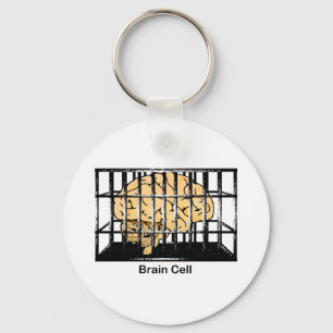 Brain Cell Key Ring