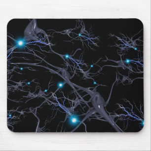 Brain cells. neurons mouse pad