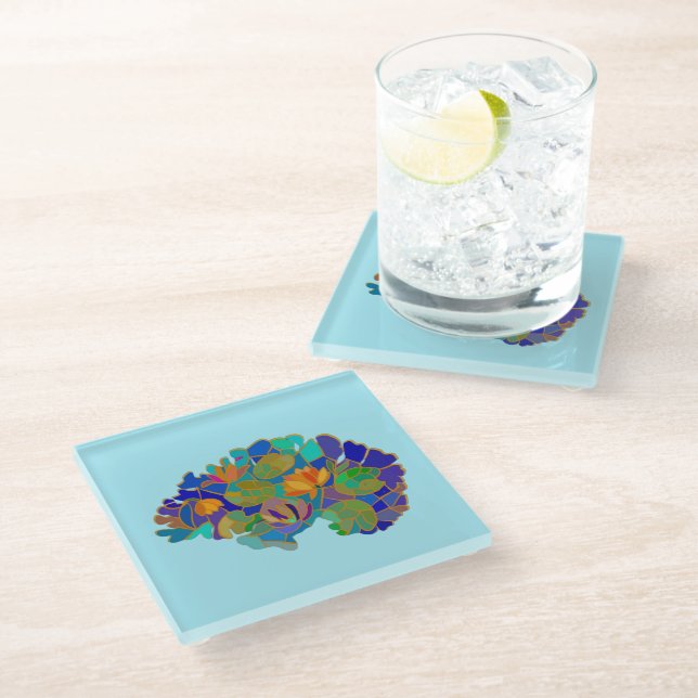 Brain Coaster (Angled)