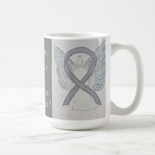 Brain Disabilities Awareness Ribbon Angel Mug