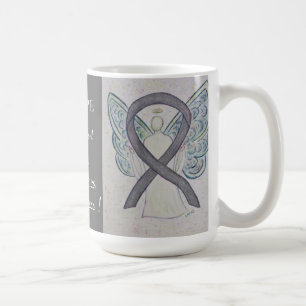 Brain Disabilities Awareness Ribbon Angel Mug