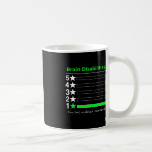 Brain Disabilities Very bad Disabilities Awareness Coffee Mug