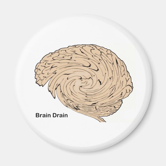 Brain Drain Magnet (Front)
