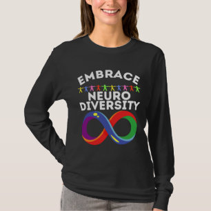 Brain Embrace Asd Autism Awareness Embrace Neurodi T-Shirt